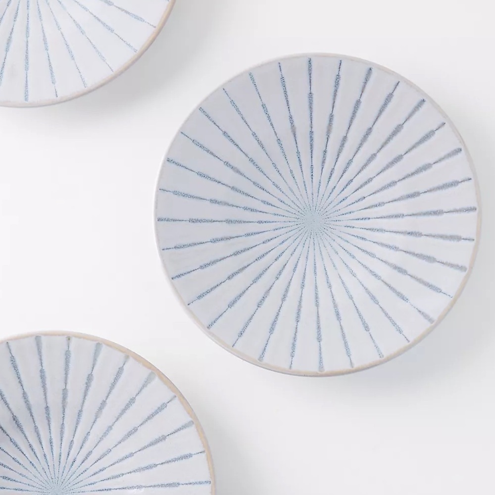 Anthropologie Gwenyth Side Plate Set of 3